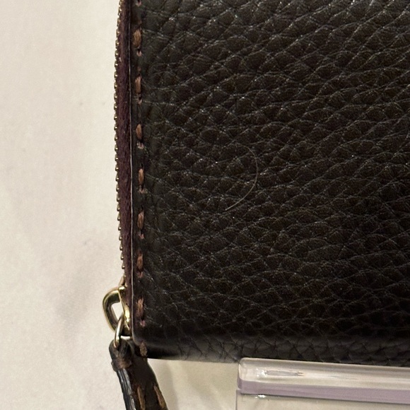 Fendi Selleria authentic brown leather with hardware in EUC see pics EUC - Picture 4 of 13